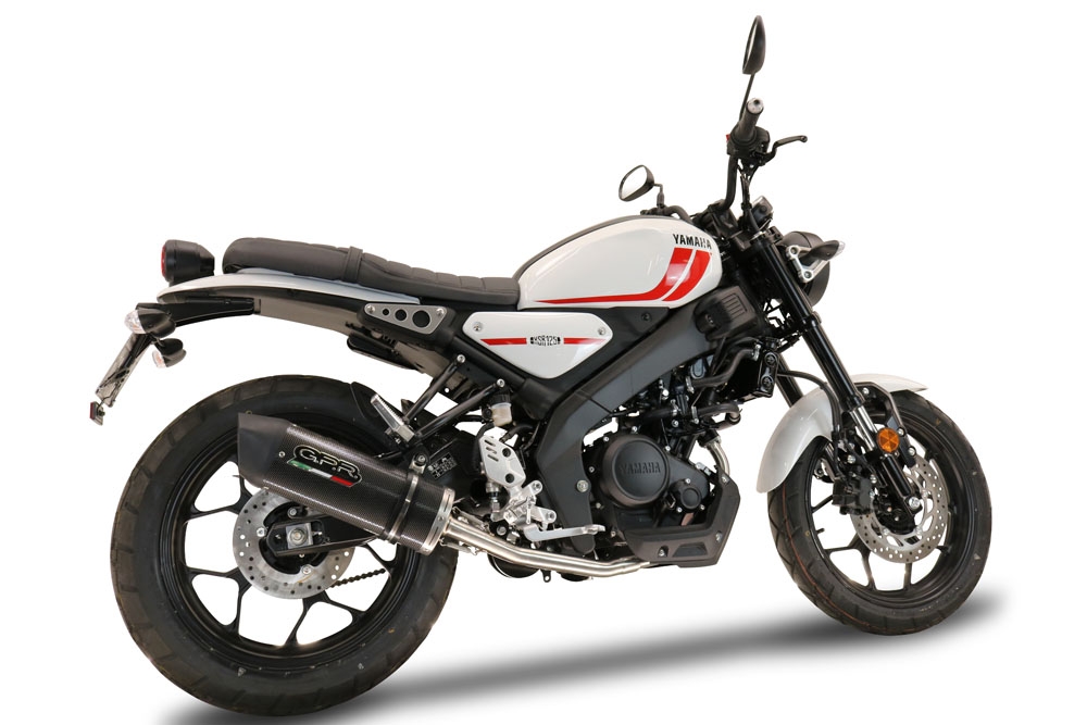 Escape compatível com Yamaha XSR 125 2021-2025, Furore Evo4 Poppy, Sistema homologado com catalisador linha completa, silencioso mais coletor 