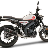 Escape compatível com Yamaha XSR 125 2021-2025, Furore Evo4 Poppy, Sistema homologado com catalisador linha completa, silencioso mais coletor 