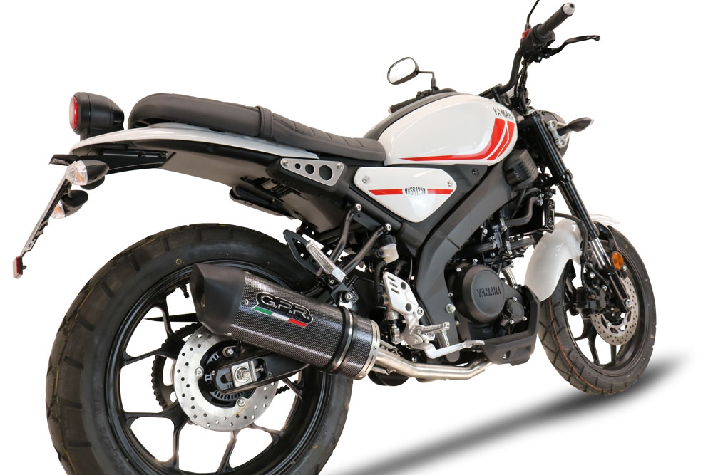 Escape compatível com Yamaha XSR 125 2021-2025, Furore Evo4 Poppy, Sistema homologado com catalisador linha completa, silencioso mais coletor 