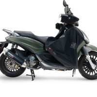 Escape compatível com Piaggio Beverly 300 I.E. ABS - S - Police 2016-2020, Furore-X Scooter, Sistema homologado,legal, linha completa, incluindo db killer removível mais coletor 