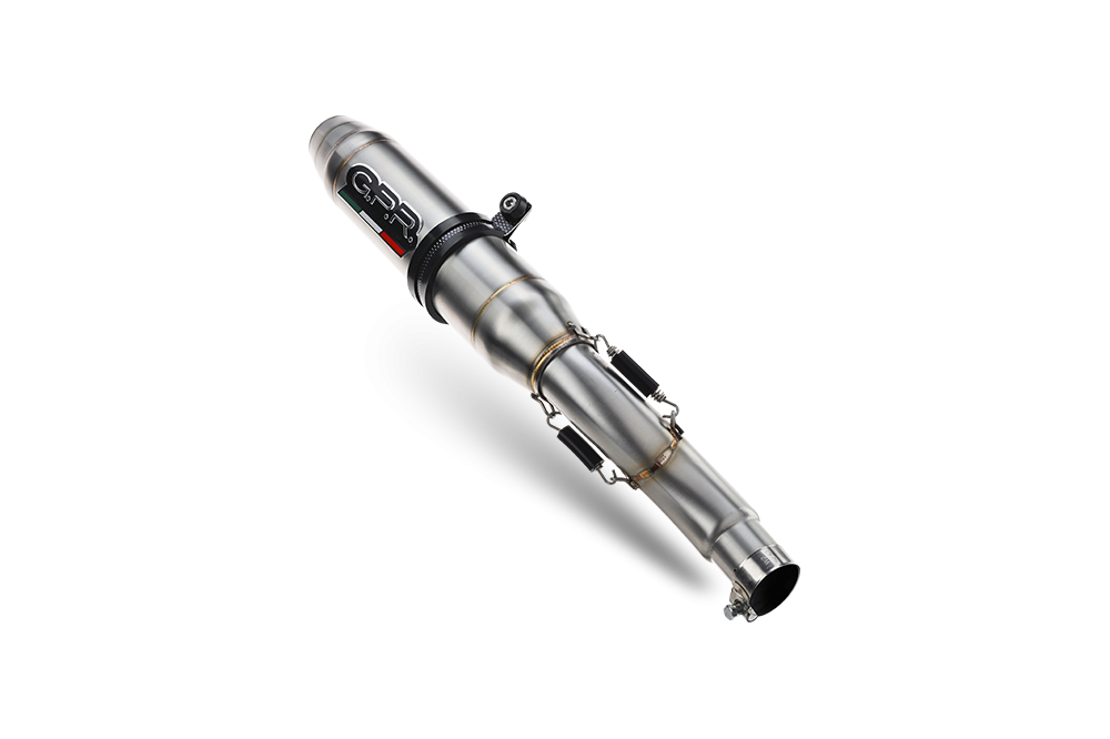 Escape compatível com Benelli 502 C 2019-2020, Deeptone Inox, Escape legal, homologado, silenciador com db killer removível e tubo de ligação específico 