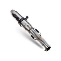 Escape compatível com Benelli 502 C 2019-2020, Deeptone Inox, Escape legal, homologado, silenciador com db killer removível e tubo de ligação específico 