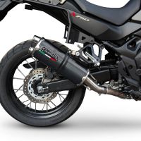 Escape compatível com Honda XL750 TRANSALP 750 2024-2025, Dual Poppy, Escape legal, homologado, silenciador com db killer removível e tubo de ligação específico 