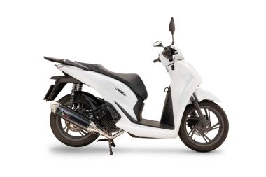 Escape compatível com Honda SH 150 2024-2025, Furore-X Scooter, Silenciador homologado para ruído, com catalisador, linha completa 