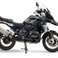 Escape compatível com Bmw R 1250 Gs -Adventure 2021-2024, Hyper Sonic Titanium, Escape legal, homologado, silenciador com db killer removível e tubo de ligação específico 