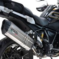 Escape compatível com Bmw R 1250 Gs -Adventure 2021-2024, Hyper Sonic Titanium, Escape legal, homologado, silenciador com db killer removível e tubo de ligação específico 